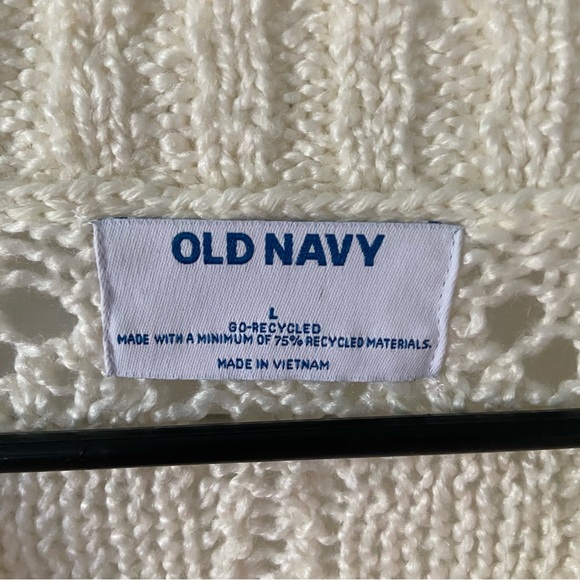 Old Navy Off White Sweater Size Large NWT - Picture 4 of 8